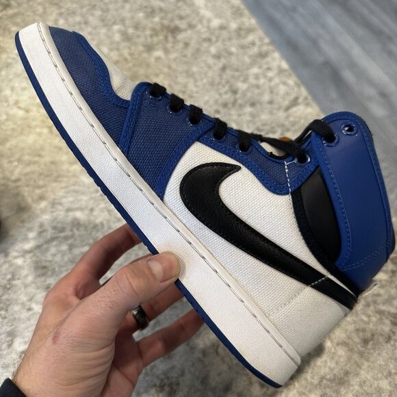 Size 8 - Jordan 1 AJKO Storm Blue White Black 2021 | GREAT COND! | DO5047-401 main image 10